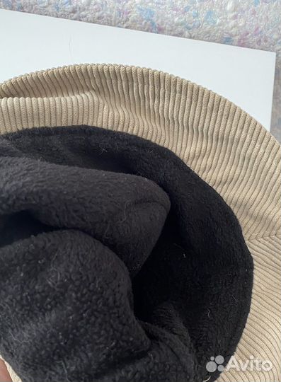 Панама из вельвета утепленная