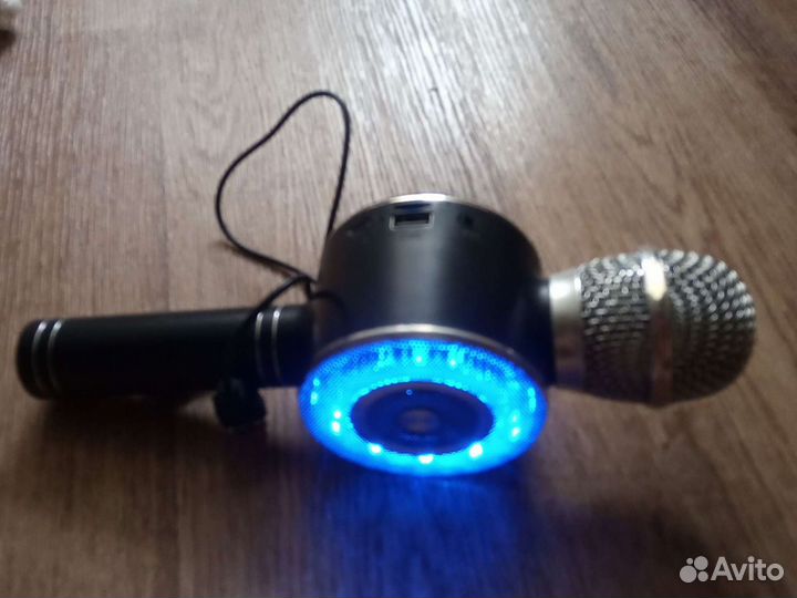 Мультимедийный микрофон WS-669 колонка