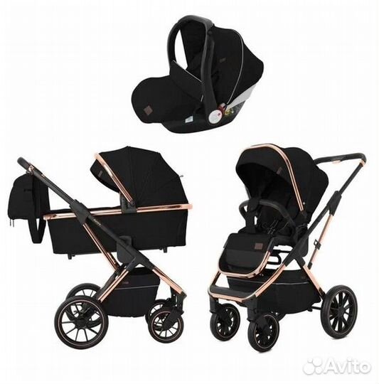 Коляска 3 в 1 carrello aurora