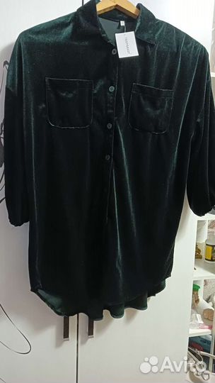 Бархатная рубашка