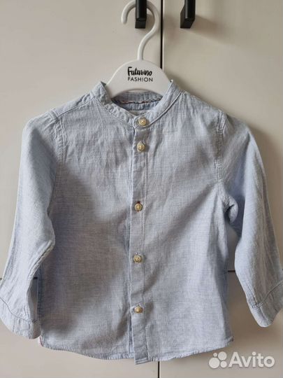Рубашка zara для мальчика 98
