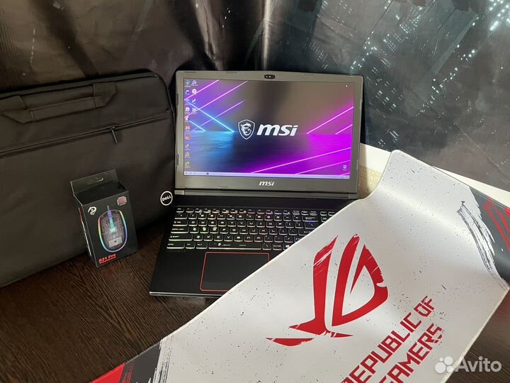 Игровой ноутбук i7 9750H/32gb/rtx2080/500gb ssd