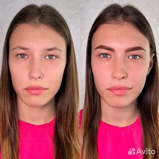 Окрашивание бровей