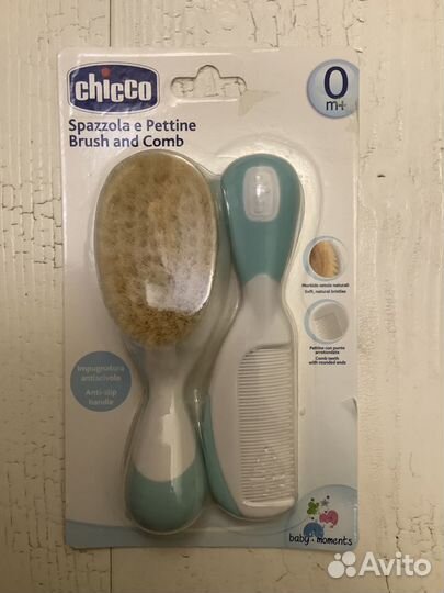 Новый набор расческа и щетка Chicco, Nuk, Canpol