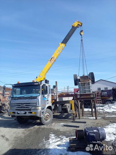 Аренда и услуги манипулятора, стрела 7 т, 21 м, борт 10 т, 8.5 м