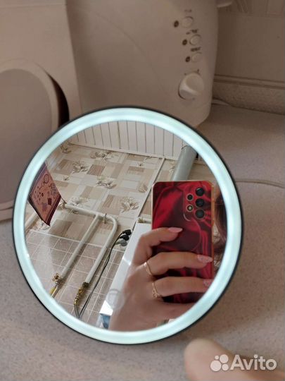 Зеркало настольное с подсветкой