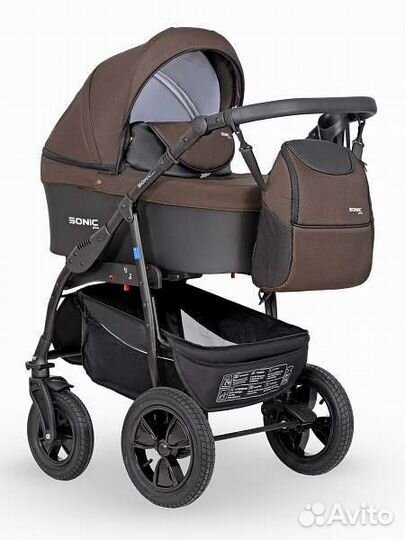 Коляска sonic Plus 3в1 verdi