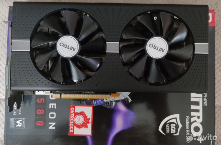 Sapphire RX 580 8gb Nitro+