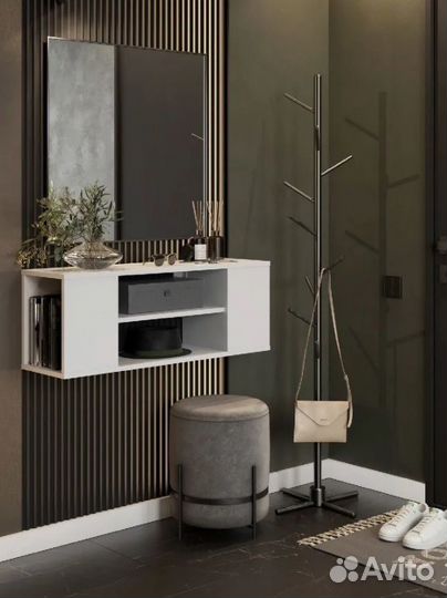 Тумба под тв белая. Стиль Икея. В наличии