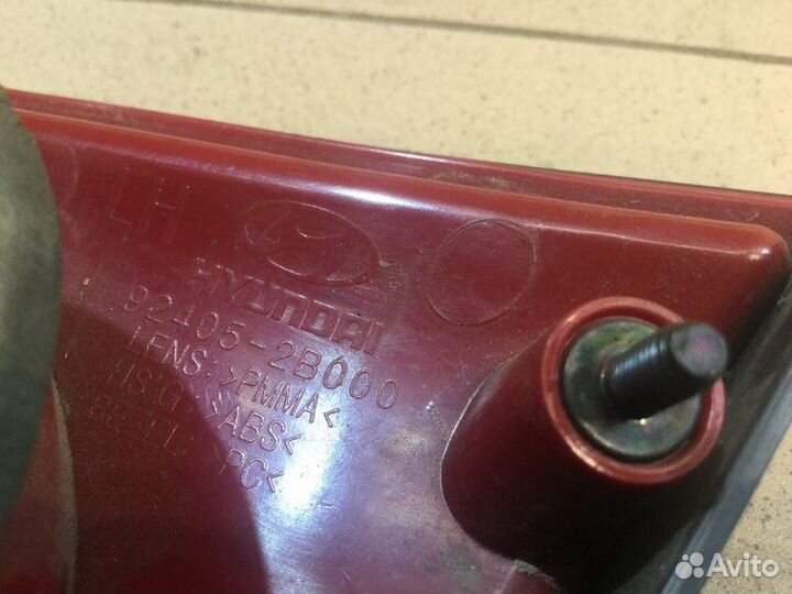 Фонарь задний задний левый Hyundai Santa Fe CM