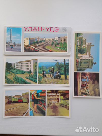 Открытки СССР город Улан-Удэ, Ленинград, Новгород