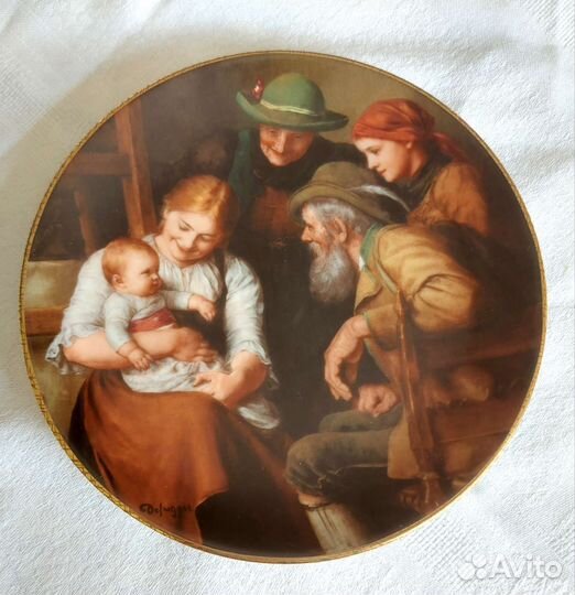 Настенные коллекционные тарелки 6шт