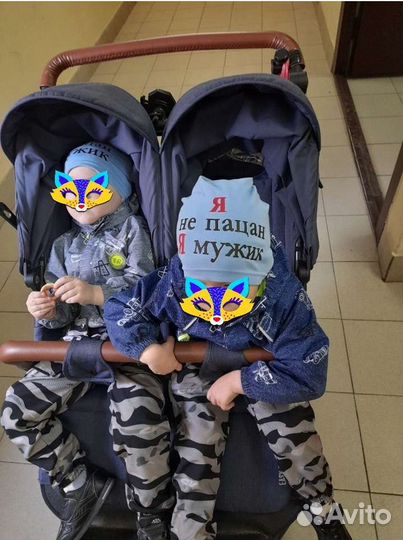 Прогулочная коляска для двойни