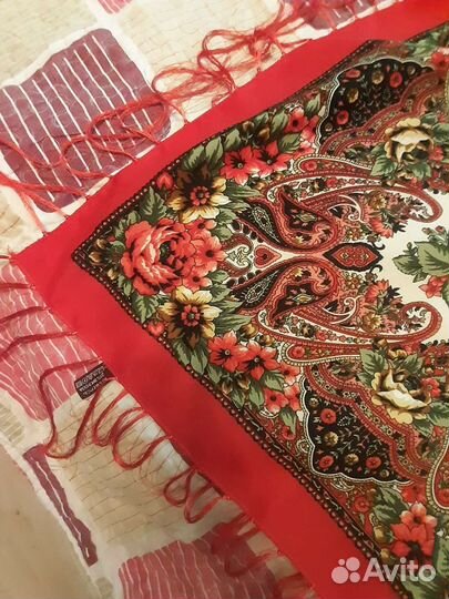 Русская народная шаль 115х115см