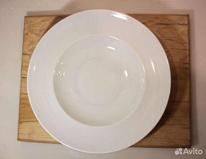 Тарелки глубокие из фарфора, для пасты, посуда