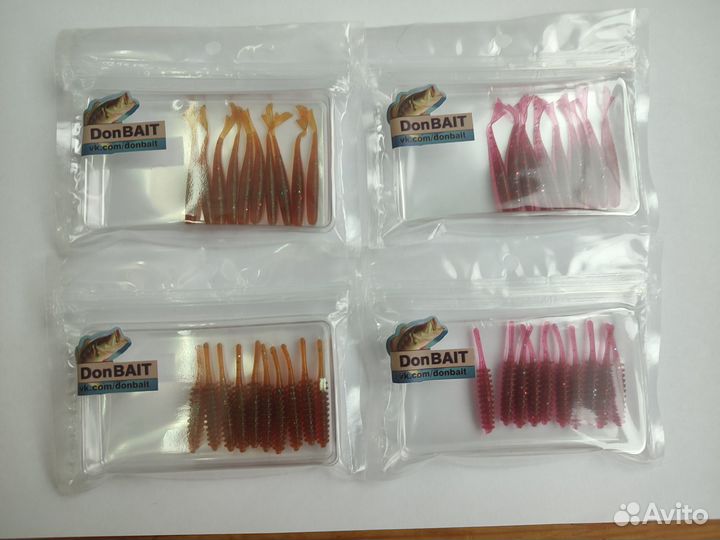 Набор силиконовых приманок для микроджига