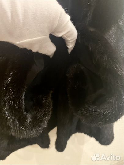 Шуба Норковая пог60см Греция р/р44-46-48-50-52