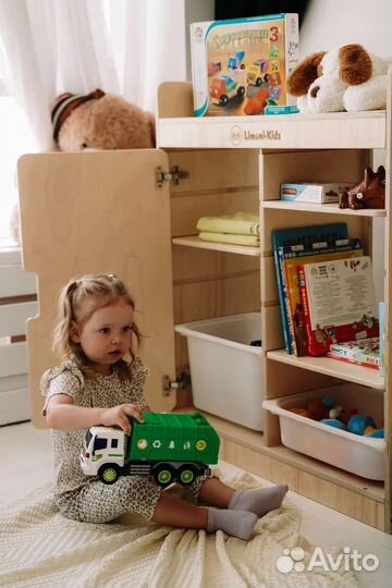 Стеллаж машинка (малая) дверь грифель