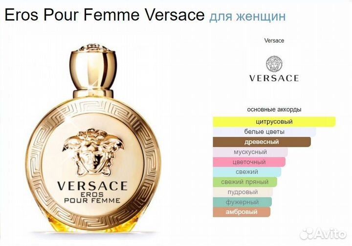 Versace eros pour femme