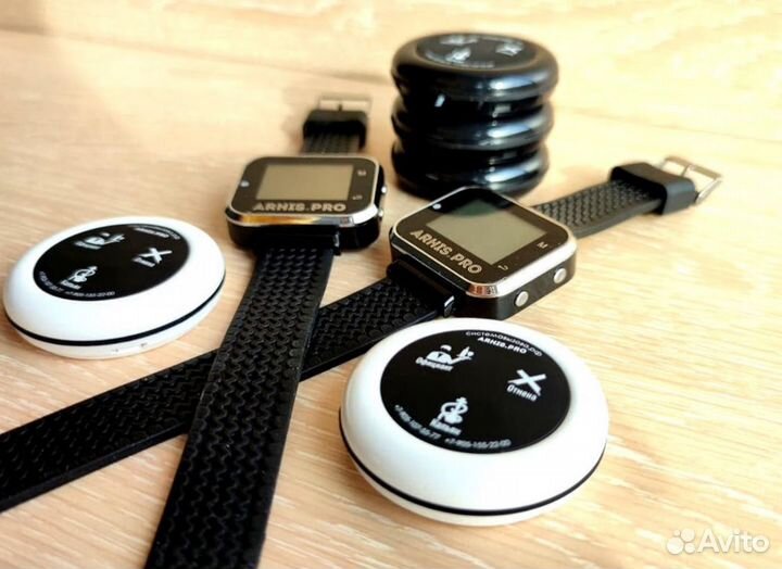 Кнопка вызова персонала, официанта, часы-пейджер