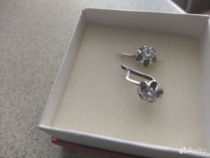 Серьги СССР(серебро)