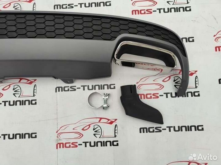 Диффузор Audi A6 C7 11-14 в стиле рестайлинг