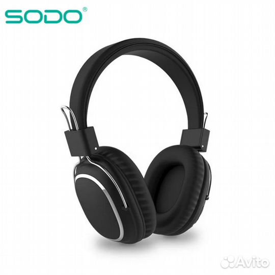 Наушники беспроводные sodo SD-1004 (TF+AUX+FM)
