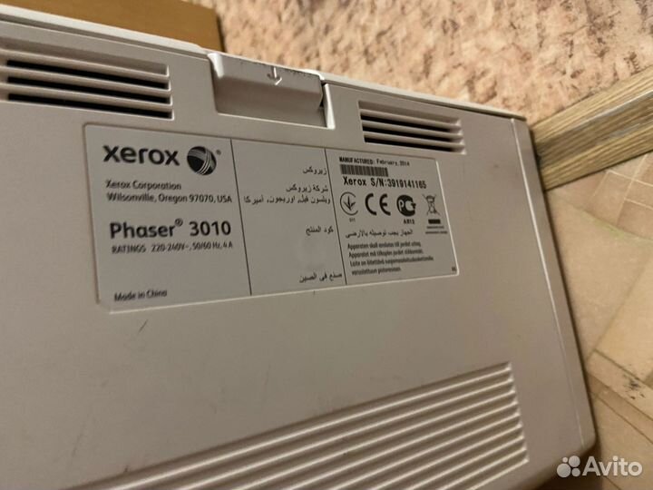 Принтер Xerox phaser 3010