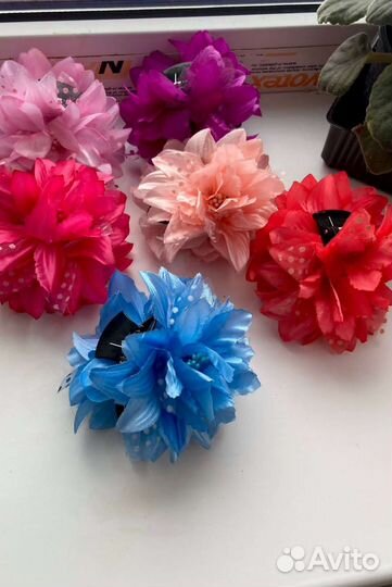 Бантики резинки чокеры заколки для волос