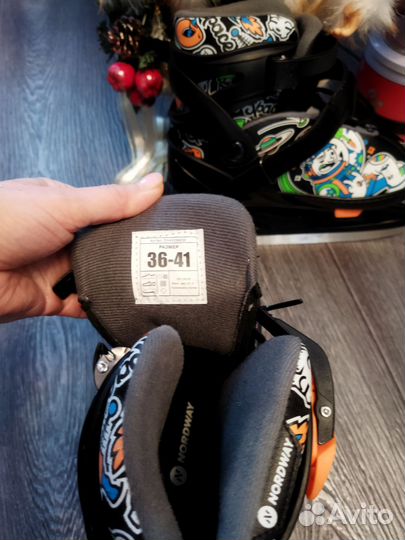 Коньки ледовые раздвижные 36-41 размер