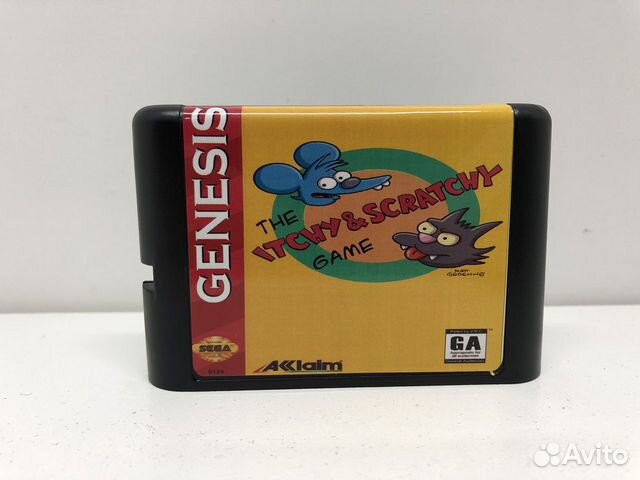 Картридж Щекотка и царапка для Sega