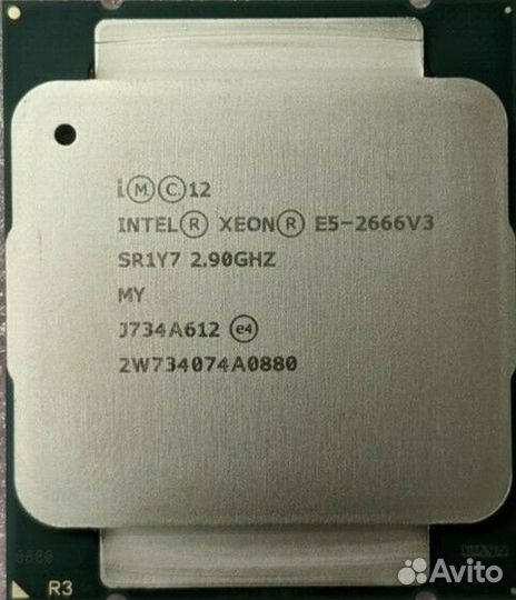 Процессор xeon e5 2666 v3