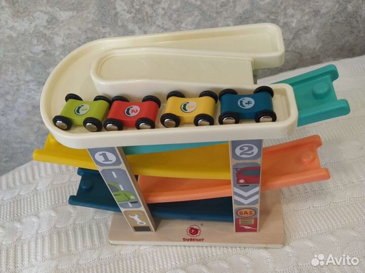 Детские машинки игрушки автотрек