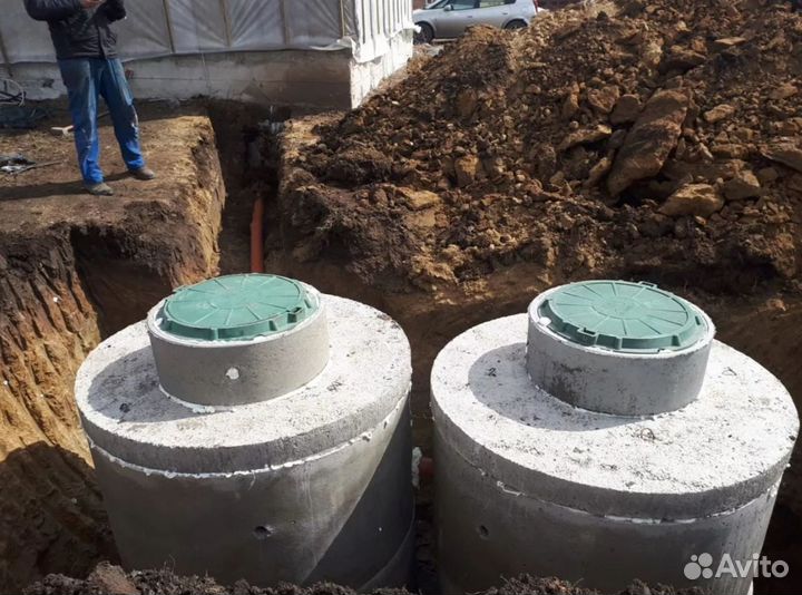 Септик / Канализация / Кессон / Выгребная яма