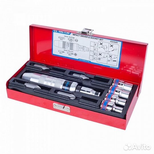 Отвёртка ударная King Tony 4505MR