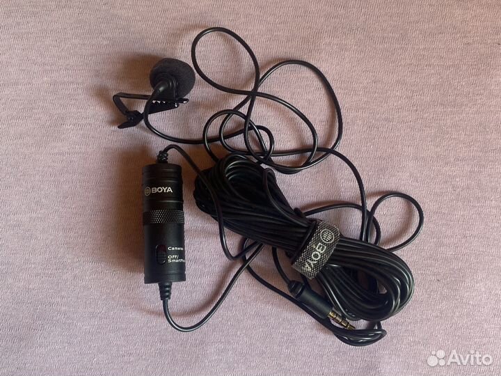 Boya m1 петличный микрофон