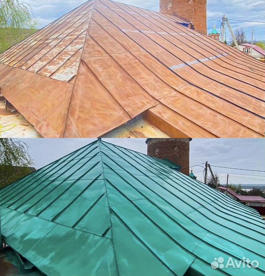 Покраска крыш