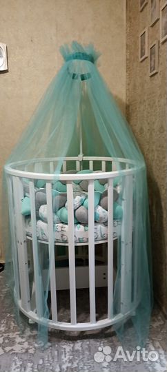 Балдахин в кроватку с держателем