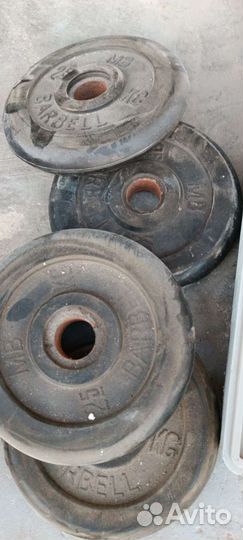 Гантели разборные