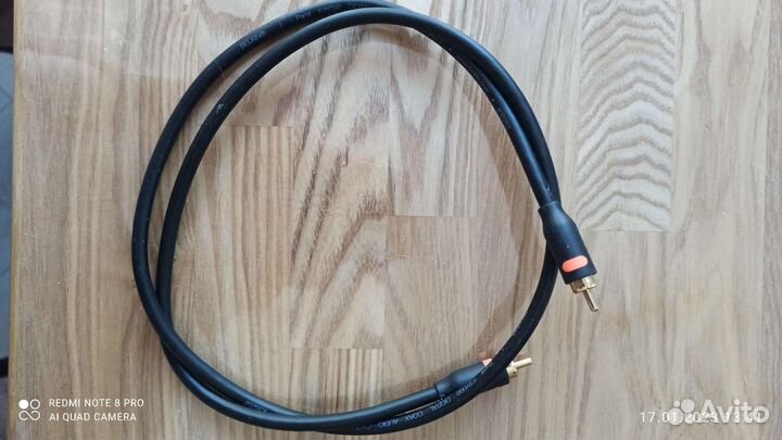 Кабели межблочные,цифровые,коаксиальные, 1RCA-1RCA