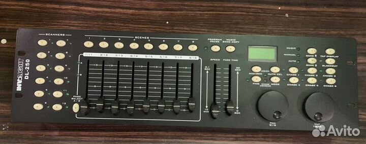 Пульт световой для dmх приборов Involight DL250
