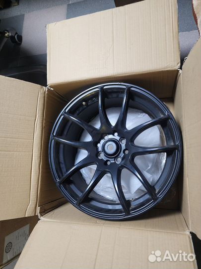 Диски r17 4x100 cr-kiwami black-mat