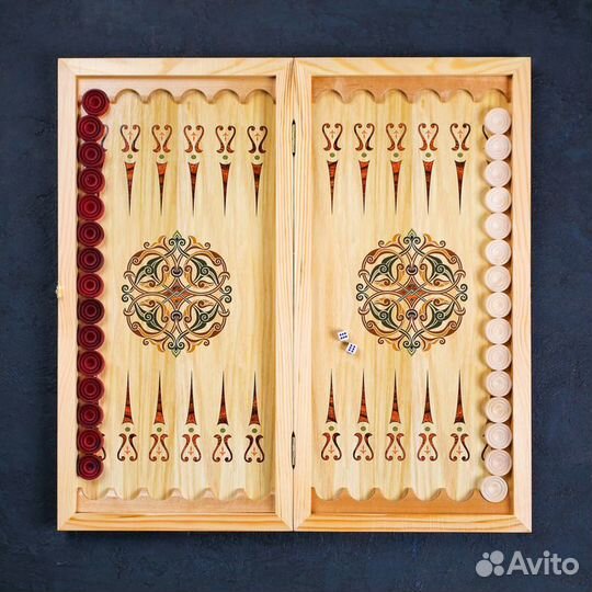 Нарды средние 'Щука' 50 x 50 см