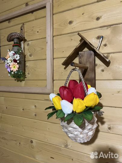 Букет из мыльных цветов