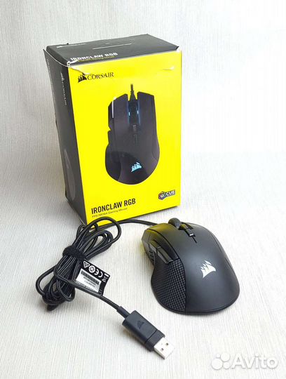 Мышь проводная Corsair ironclaw RGB