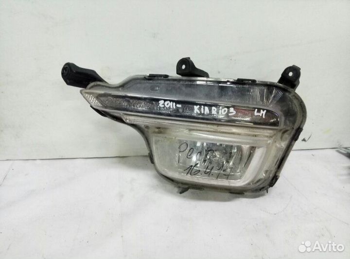 Фара противотуманная левая Kia Rio 3 2011-2015