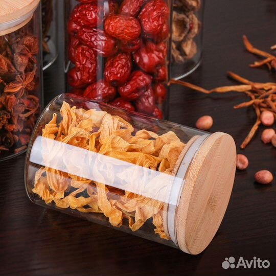 Стеклянные банки для сыпучих / органайзер