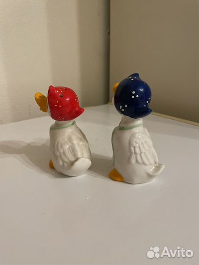 Солонка и перечница Уточки Фарфор