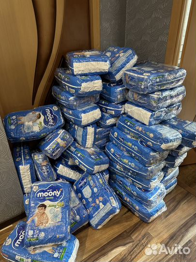 Подгузники трусики moony M L XL новые детские