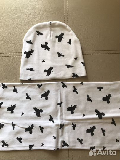 Комплект шапка и снуд